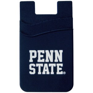 navy phone wallet dual pocket with printed Penn State